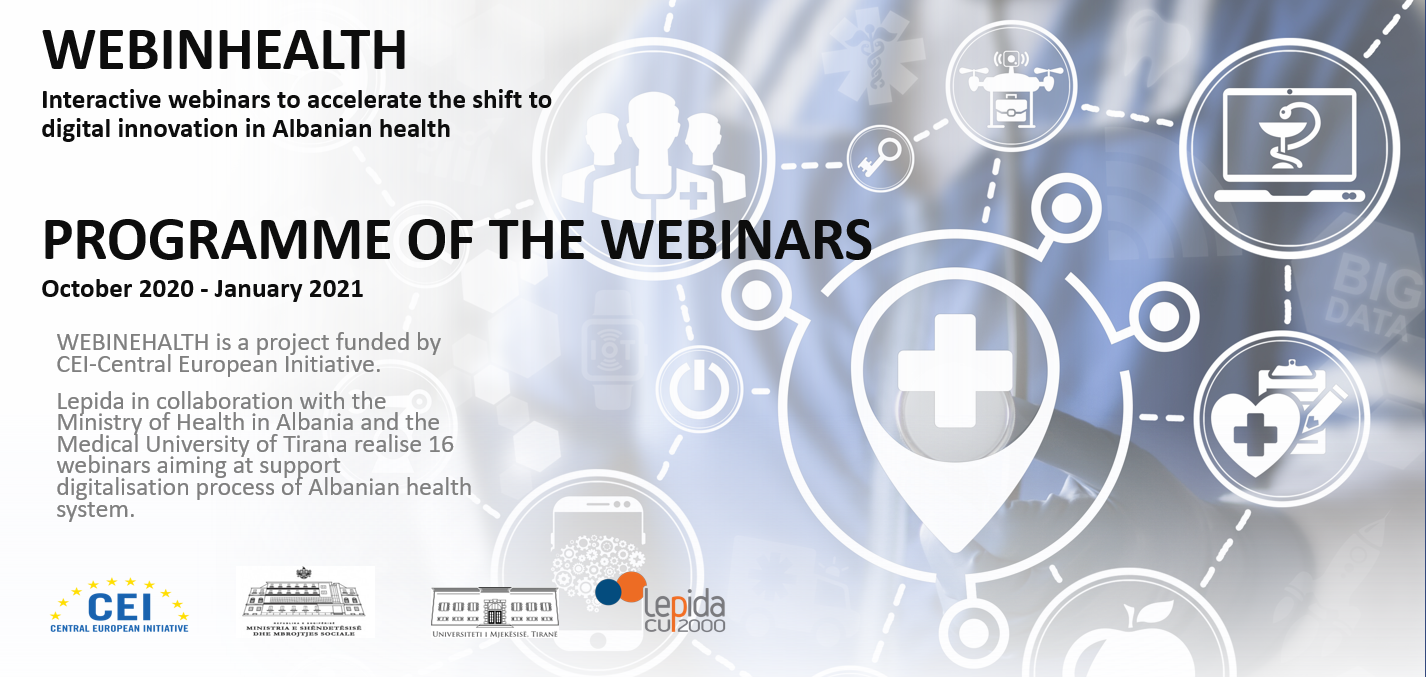 WebinHealth Project logo and banner