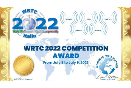 WRTC 2022 competition award - immagine