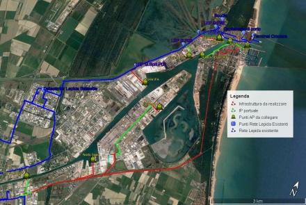 Dorsale in fibra ottica Lepida per il Porto di Ravenna - Immagine
