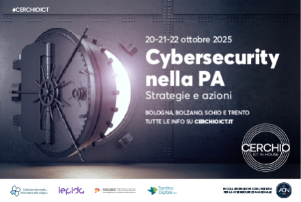 Cybersecurity nella PA: strategie e azioni 20-21-22 ottobre - Immagine