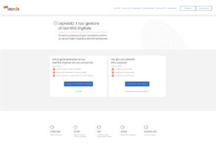 Online il nuovo sito di LepidaID - Immagine