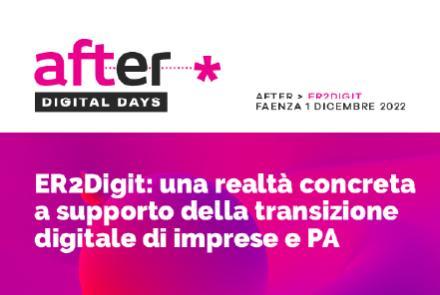 Er2Digit: l'European Digital Innovation Hub della Regione Emilia-Romagna si presenta ad After