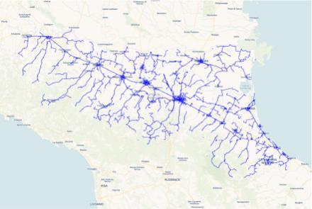 The new cartography website of Lepida's network - Image