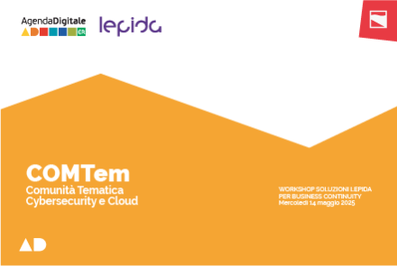 Workshop COMTem sui servizi di Business Continuity e Disaster Recovery - Immagine